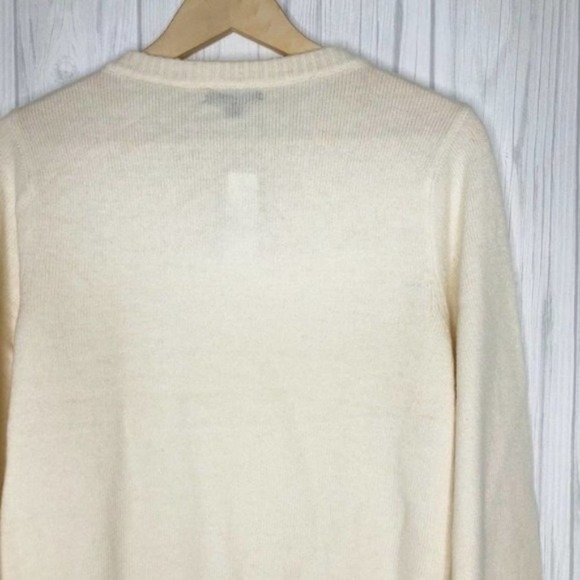 J. CREW Crewneck Sweater with Jeweled Buttons - Picture 6 of 7